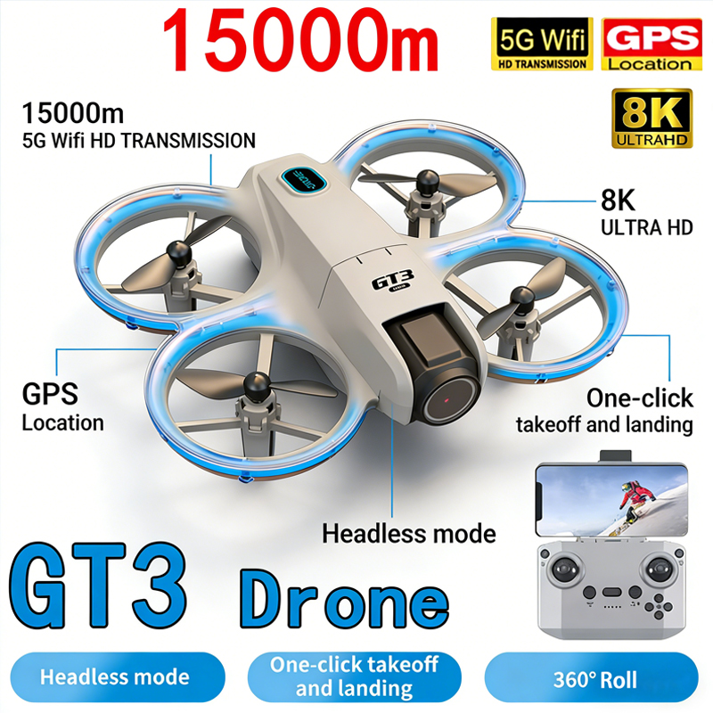 Drone Kit Tricopter - Neue GT3 MAX Drohne 8K HD