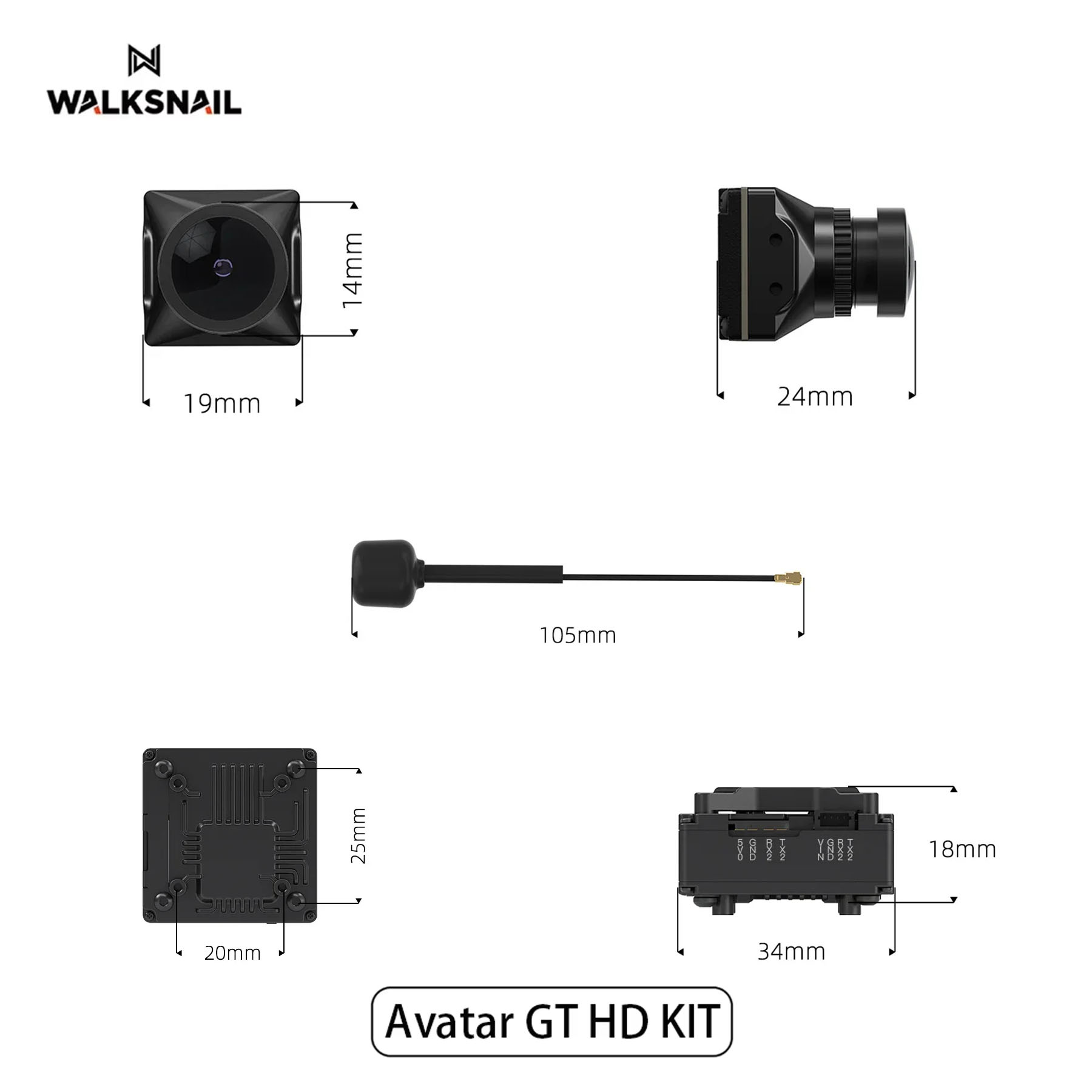Walksnail Avatar GT HD KIT 2W  – Drone Kit Racing Bewertung und Preis